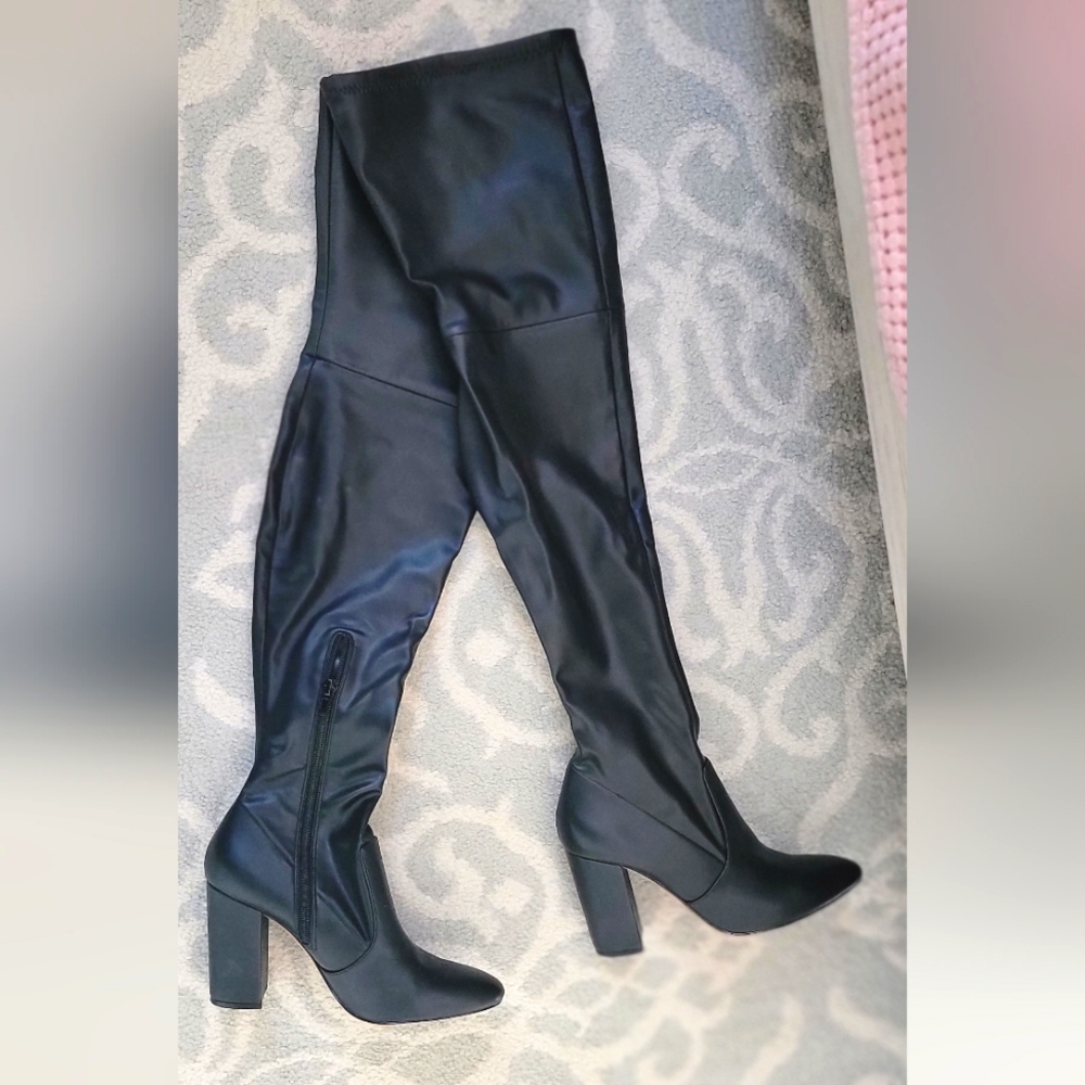 Aldo Knee High Heeled Boots